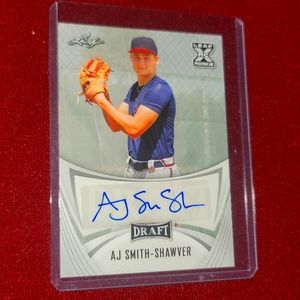 AJ Smith-Shawver Autographed Rookie Card